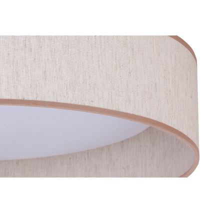 Duolla - LED Ceiling light ROLLER LED/24W/230V d. 45 cm beige