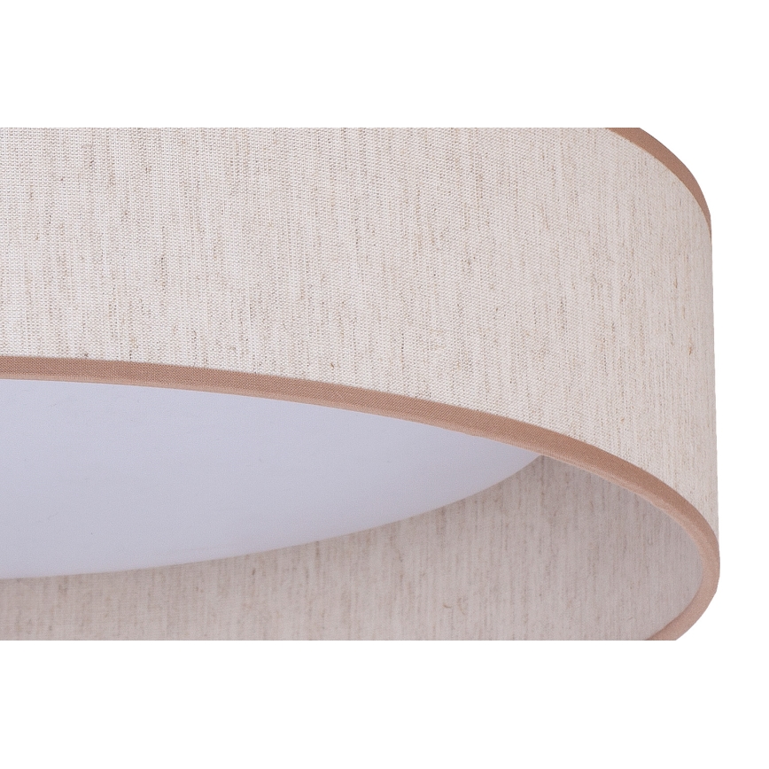 Duolla - LED Ceiling light ROLLER LED/24W/230V d. 45 cm beige