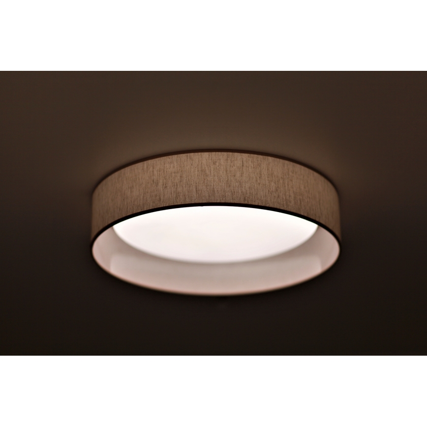 Duolla - LED Ceiling light ROLLER LED/24W/230V d. 45 cm beige