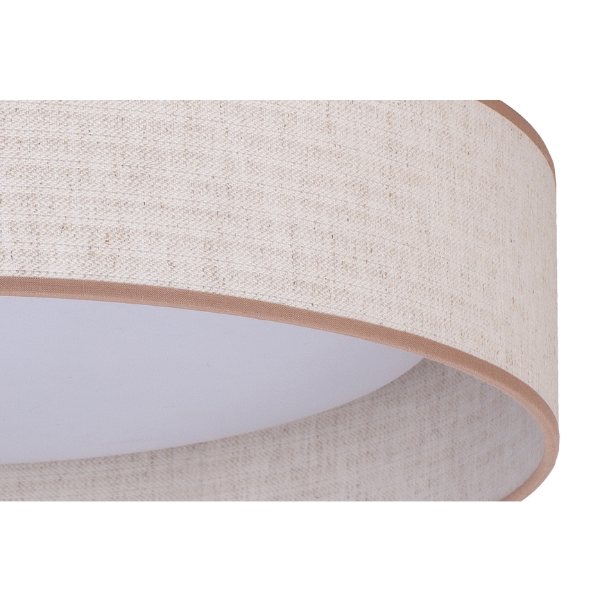 Duolla - LED Ceiling light ROLLER LED/24W/230V d. 45 cm beige