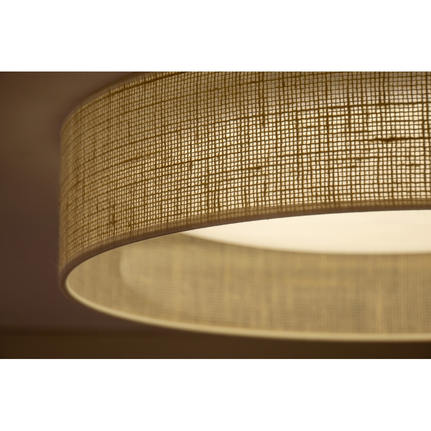 Duolla - LED Ceiling light ROLLER LED/24W/230V d. 45 cm beige