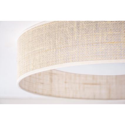 Duolla - LED Ceiling light ROLLER LED/24W/230V d. 45 cm beige