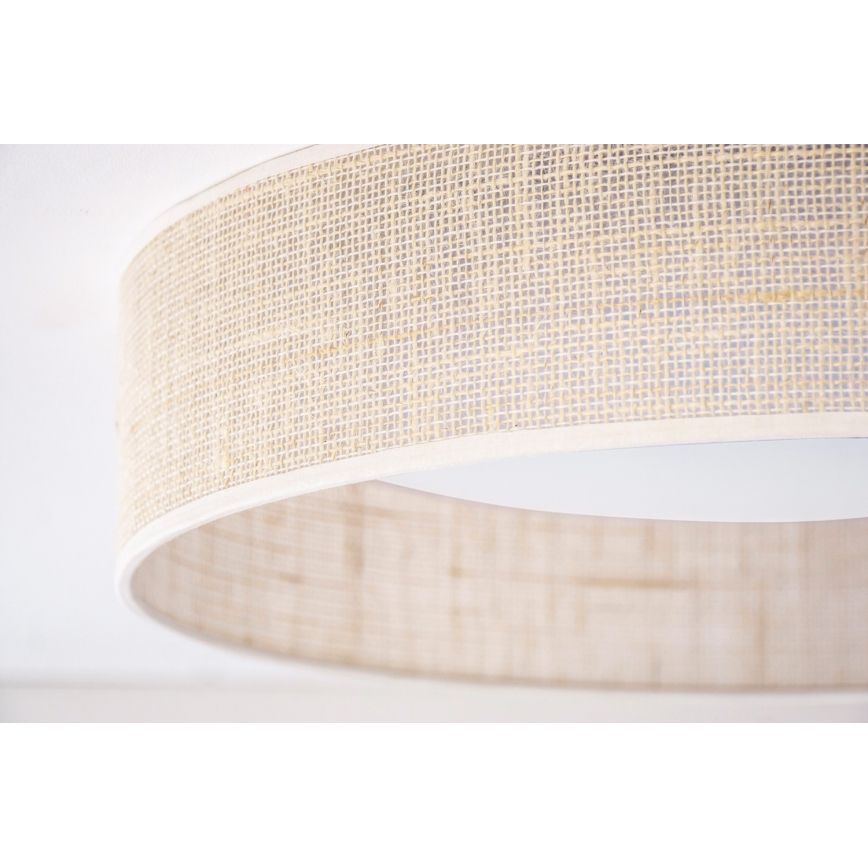 Duolla - LED Ceiling light ROLLER LED/24W/230V d. 45 cm beige