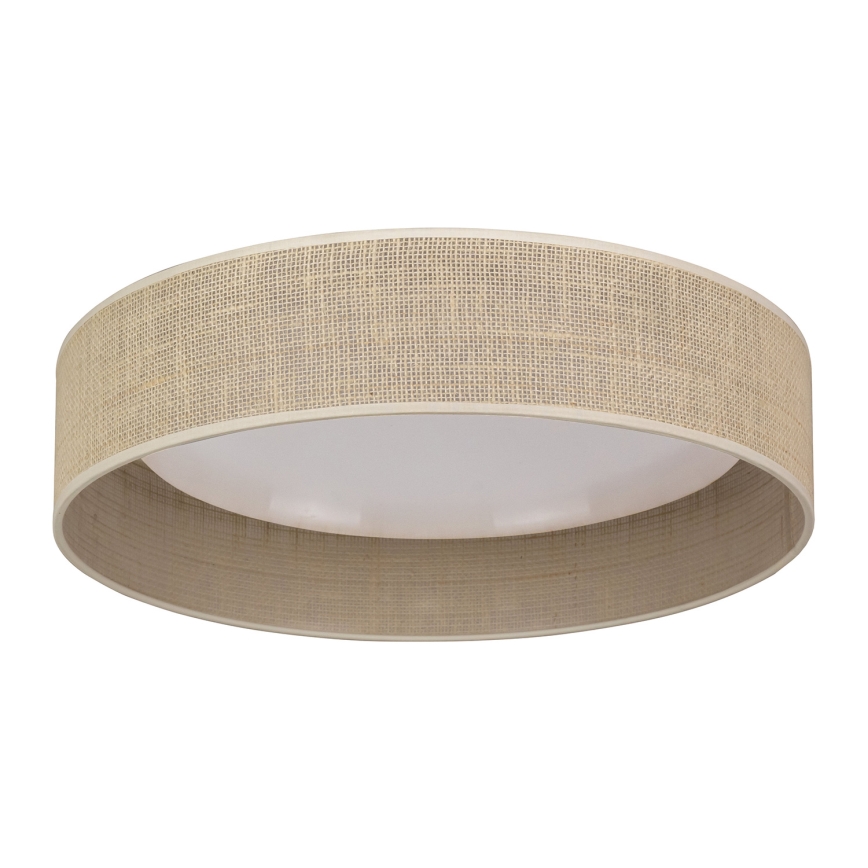 Duolla - LED Ceiling light ROLLER LED/24W/230V d. 45 cm beige