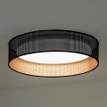 Duolla - LED Ceiling light ROLLER LED/24W/230V d. 45 cm black/copper