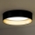 Duolla - LED Ceiling light ROLLER LED/24W/230V d. 45 cm black/gold
