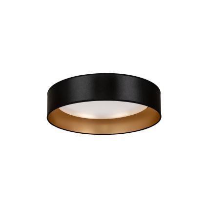 Duolla - LED Ceiling light ROLLER LED/24W/230V d. 45 cm black/gold