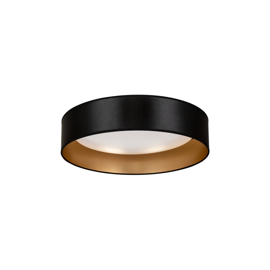 Duolla - LED Ceiling light ROLLER LED/24W/230V d. 45 cm black/gold