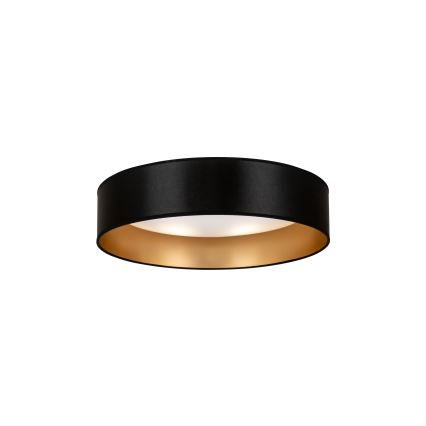 Duolla - LED Ceiling light ROLLER LED/24W/230V d. 45 cm black/gold