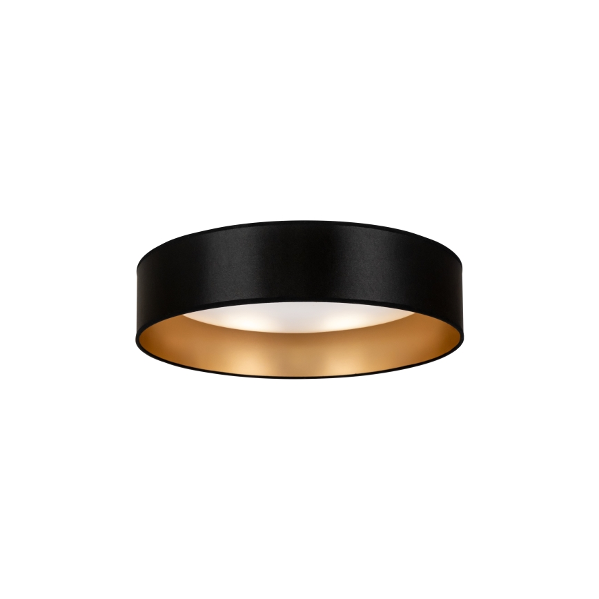 Duolla - LED Ceiling light ROLLER LED/24W/230V d. 45 cm black/gold