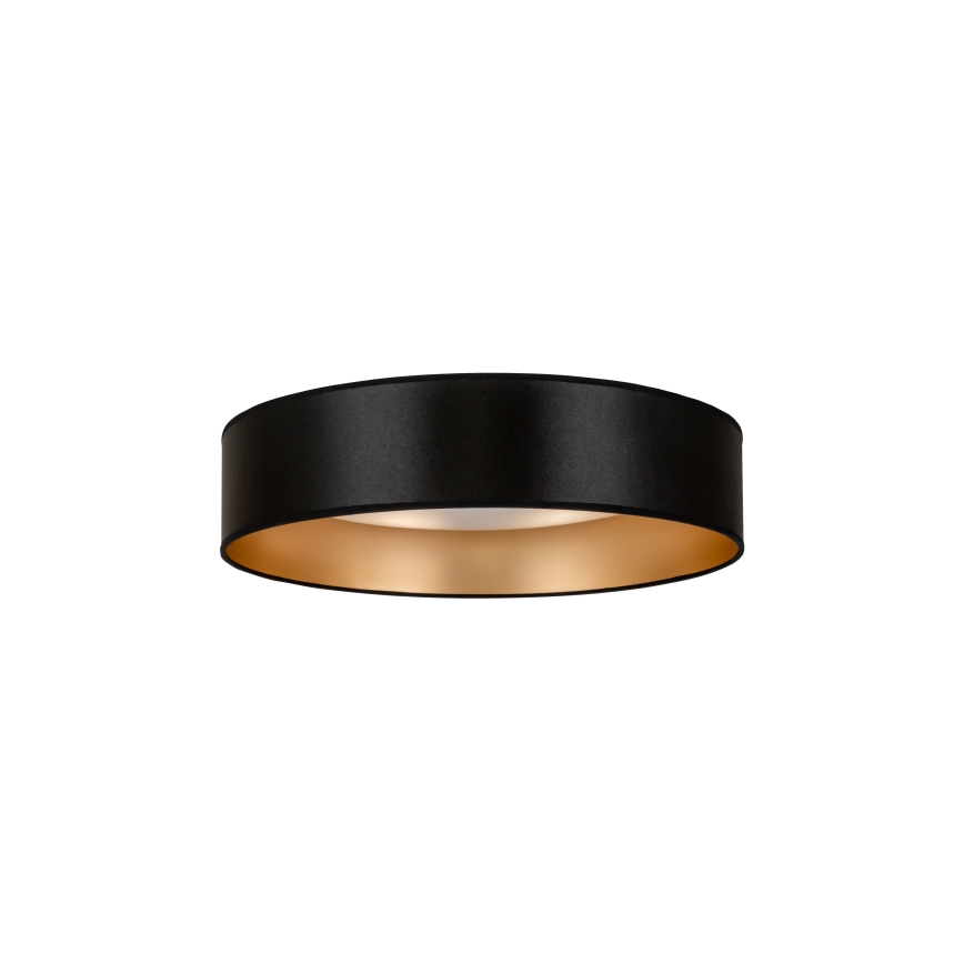 Duolla - LED Ceiling light ROLLER LED/24W/230V d. 45 cm black/gold