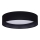 Duolla - LED Ceiling light ROLLER LED/24W/230V d. 45 cm black