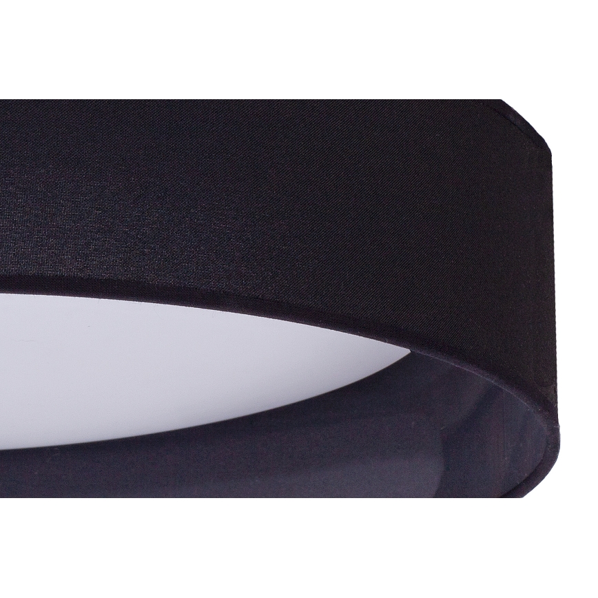 Duolla - LED Ceiling light ROLLER LED/24W/230V d. 45 cm black