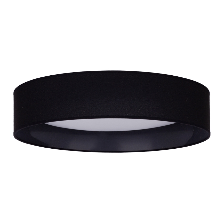 Duolla - LED Ceiling light ROLLER LED/24W/230V d. 45 cm black