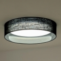 Duolla - LED Ceiling light ROLLER LED/24W/230V d. 45 cm black