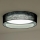 Duolla - LED Ceiling light ROLLER LED/24W/230V d. 45 cm black
