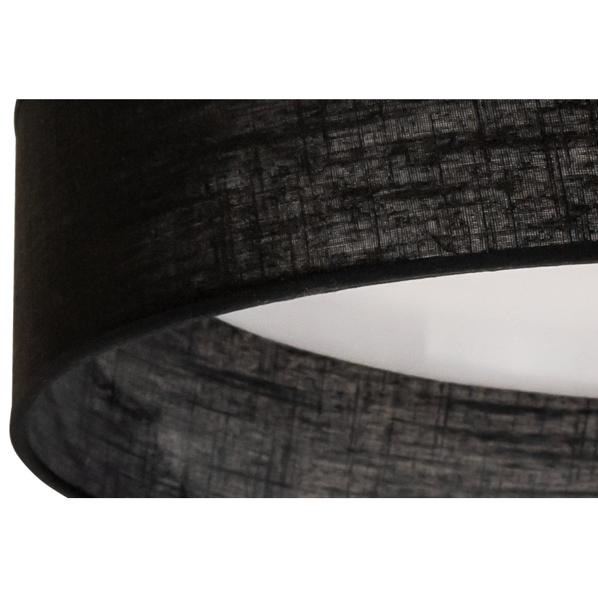 Duolla - LED Ceiling light ROLLER LED/24W/230V d. 45 cm black