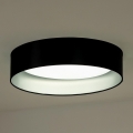 Duolla - LED Ceiling light ROLLER LED/24W/230V d. 45 cm black/silver