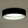 Duolla - LED Ceiling light ROLLER LED/24W/230V d. 45 cm black/silver