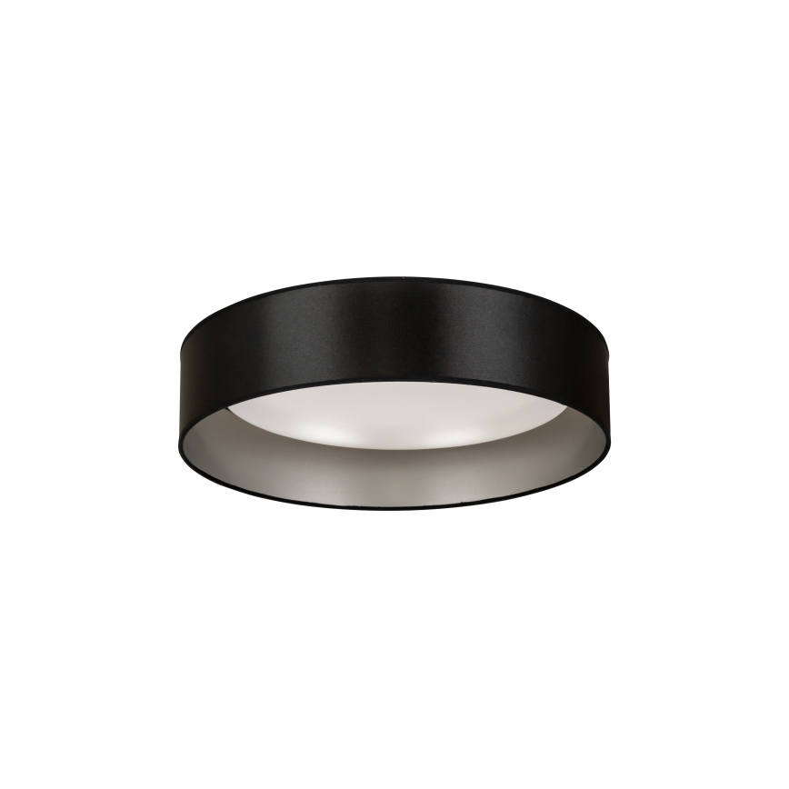 Duolla - LED Ceiling light ROLLER LED/24W/230V d. 45 cm black/silver
