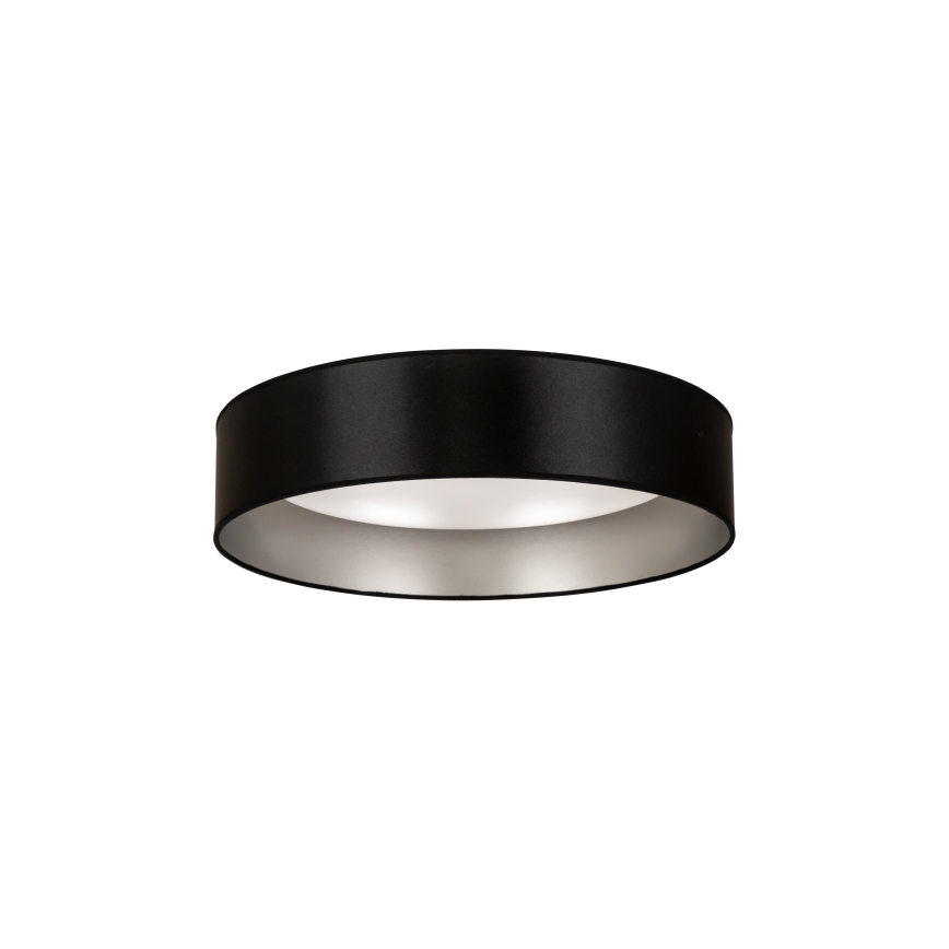 Duolla - LED Ceiling light ROLLER LED/24W/230V d. 45 cm black/silver