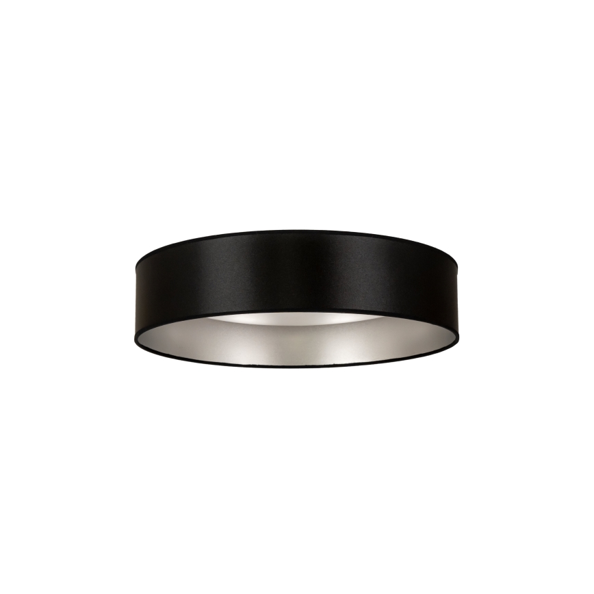 Duolla - LED Ceiling light ROLLER LED/24W/230V d. 45 cm black/silver