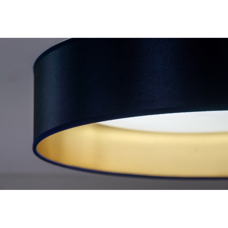 Duolla - LED Ceiling light ROLLER LED/24W/230V d. 45 cm blue/gold