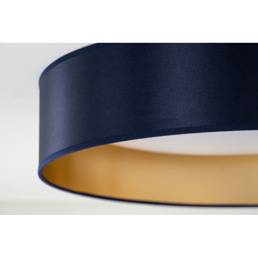 Duolla - LED Ceiling light ROLLER LED/24W/230V d. 45 cm blue/gold