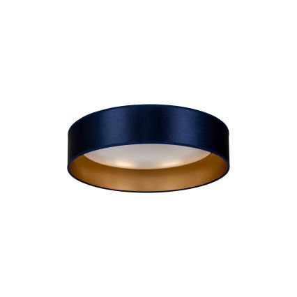 Duolla - LED Ceiling light ROLLER LED/24W/230V d. 45 cm blue/gold
