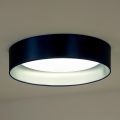 Duolla - LED Ceiling light ROLLER LED/24W/230V d. 45 cm blue/silver