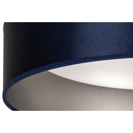 Duolla - LED Ceiling light ROLLER LED/24W/230V d. 45 cm blue/silver