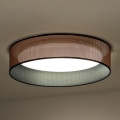 Duolla - LED Ceiling light ROLLER LED/24W/230V d. 45 cm copper/black