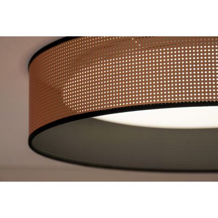 Duolla - LED Ceiling light ROLLER LED/24W/230V d. 45 cm copper/black