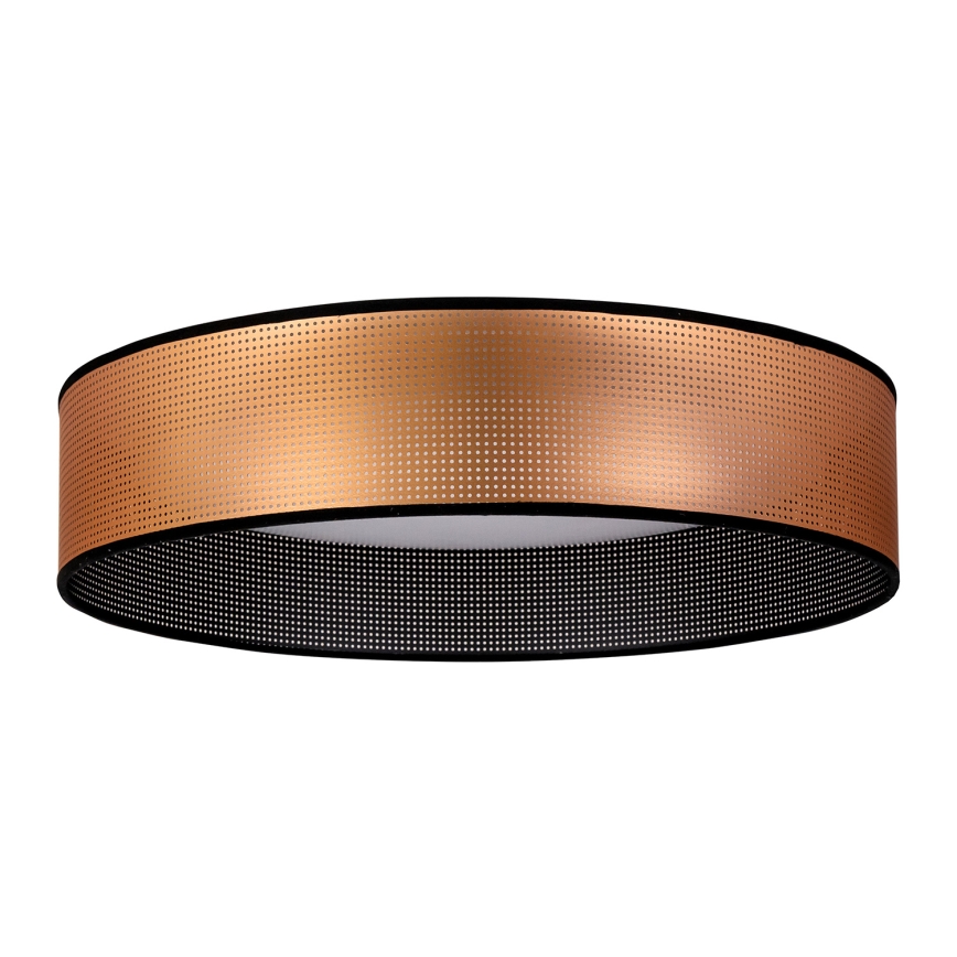 Duolla - LED Ceiling light ROLLER LED/24W/230V d. 45 cm copper/black