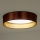 Duolla - LED Ceiling light ROLLER LED/24W/230V d. 45 cm copper/gold