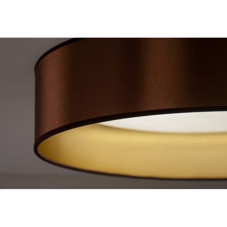Duolla - LED Ceiling light ROLLER LED/24W/230V d. 45 cm copper/gold