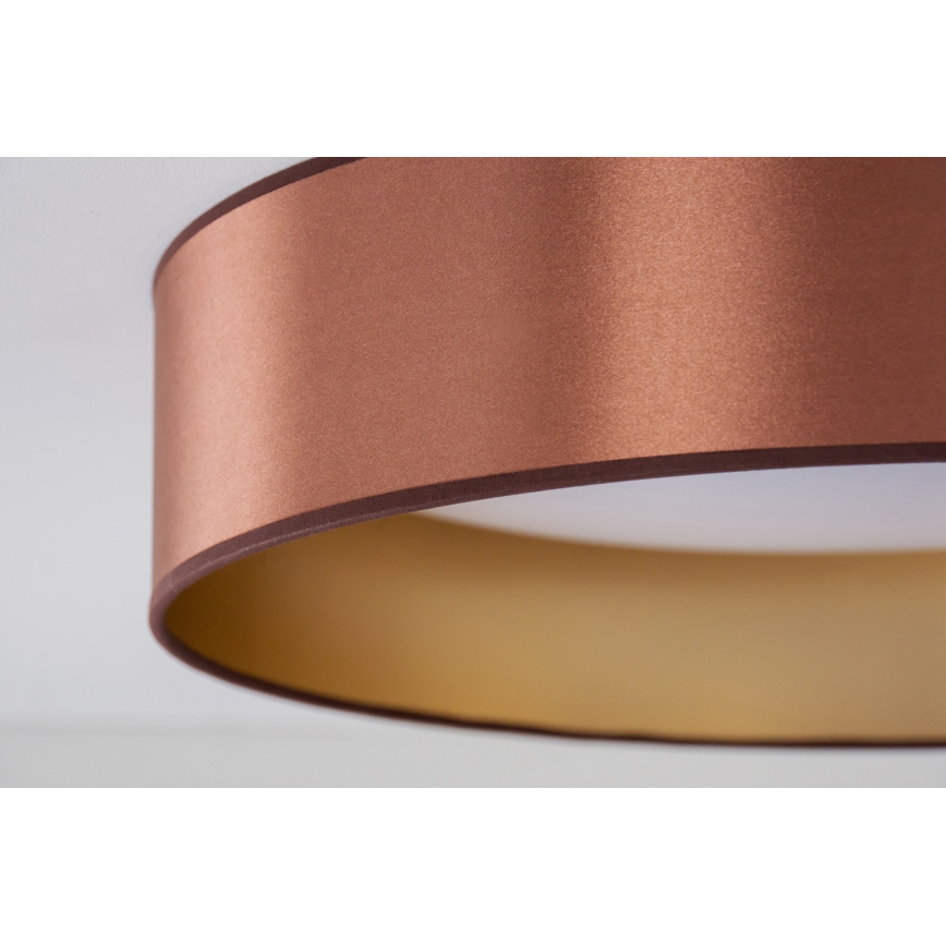 Duolla - LED Ceiling light ROLLER LED/24W/230V d. 45 cm copper/gold