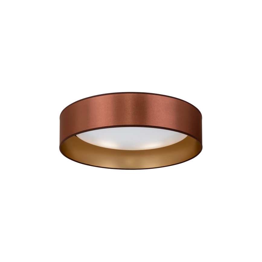 Duolla - LED Ceiling light ROLLER LED/24W/230V d. 45 cm copper/gold