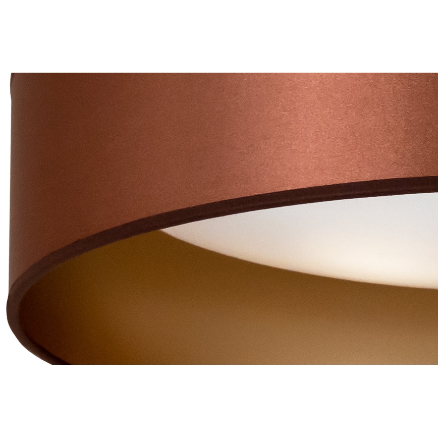 Duolla - LED Ceiling light ROLLER LED/24W/230V d. 45 cm copper/gold