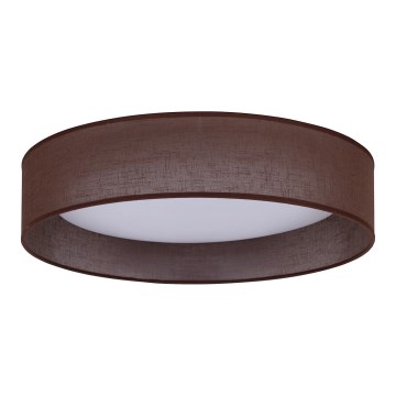 Duolla - LED Ceiling light ROLLER LED/24W/230V d. 45 cm dark brown