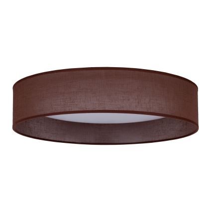 Duolla - LED Ceiling light ROLLER LED/24W/230V d. 45 cm dark brown