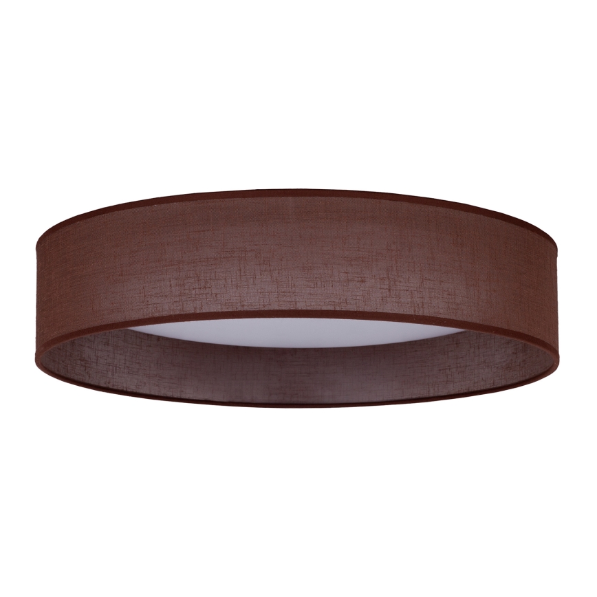 Duolla - LED Ceiling light ROLLER LED/24W/230V d. 45 cm dark brown