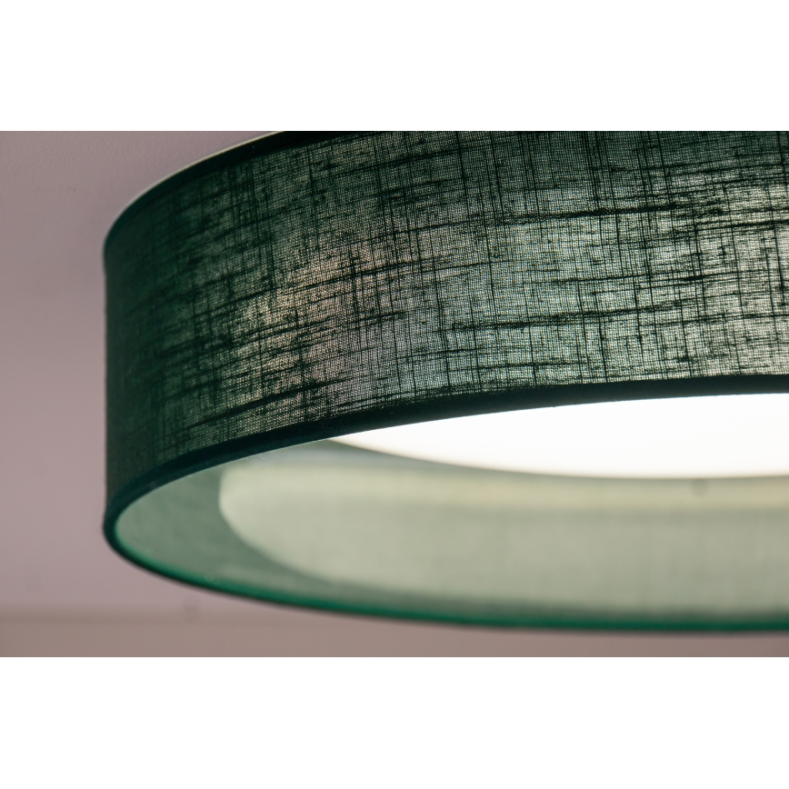 Duolla - LED Ceiling light ROLLER LED/24W/230V d. 45 cm green