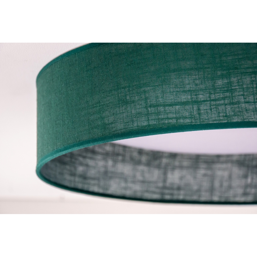 Duolla - LED Ceiling light ROLLER LED/24W/230V d. 45 cm green