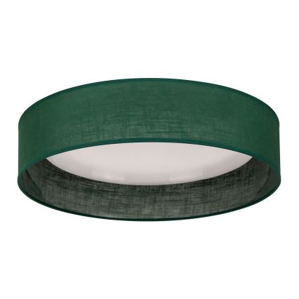 Duolla - LED Ceiling light ROLLER LED/24W/230V d. 45 cm green