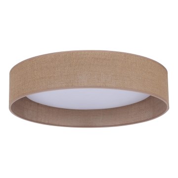 Duolla - LED Ceiling light ROLLER LED/24W/230V d. 45 cm light brown