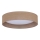 Duolla - LED Ceiling light ROLLER LED/24W/230V d. 45 cm light brown