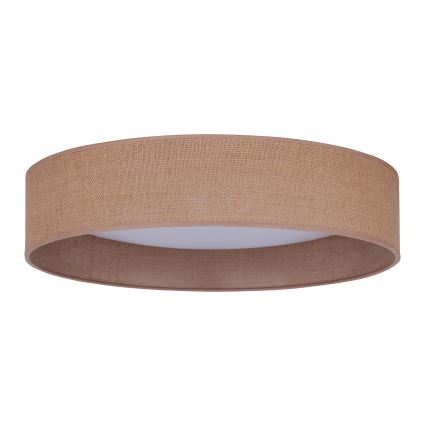 Duolla - LED Ceiling light ROLLER LED/24W/230V d. 45 cm light brown