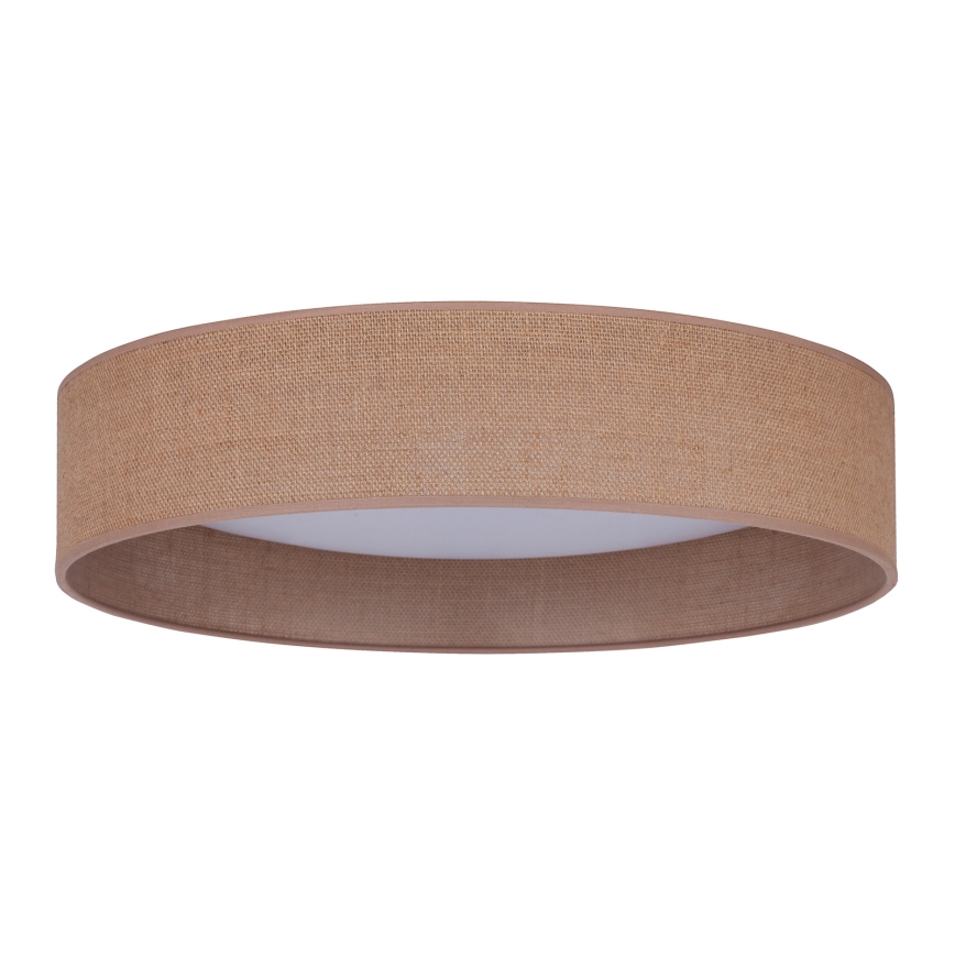 Duolla - LED Ceiling light ROLLER LED/24W/230V d. 45 cm light brown