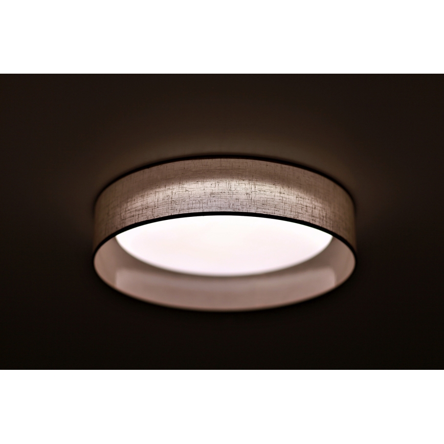 Duolla - LED Ceiling light ROLLER LED/24W/230V d. 45 cm light grey
